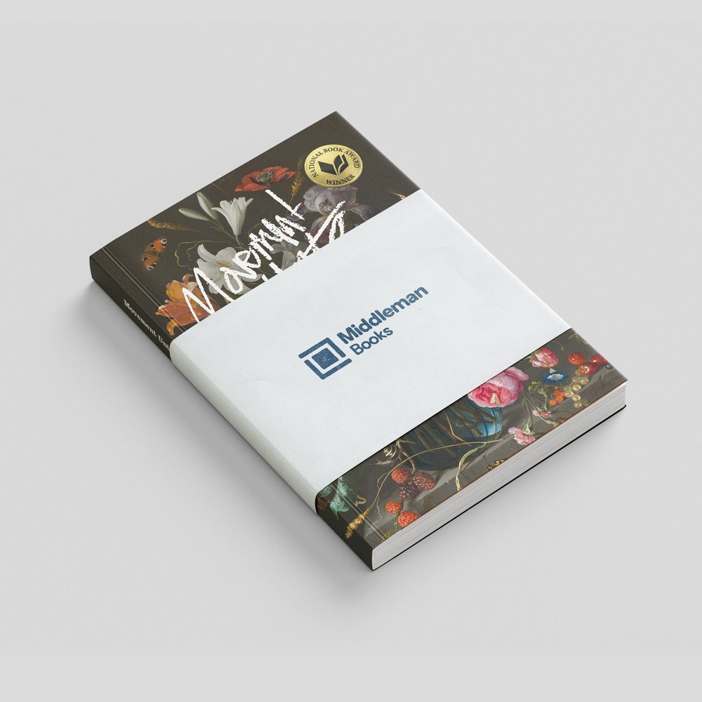 A hardcover book in the Middleman Books belt wrap